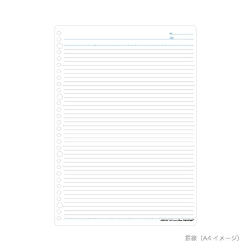 Maruman loose-leaf pad A5 6mm ruled paper 50 sheets L1301P NEW from Japan_2