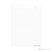 Maruman loose-leaf pad A5 6mm ruled paper 50 sheets L1301P NEW from Japan_2