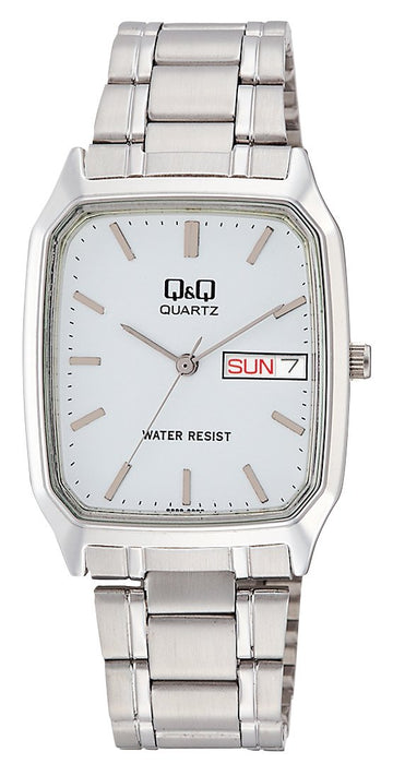 CITIZEN Q&Q A182-201 Wrist Watch Standard Analog Display Silver Men's Stainless_1