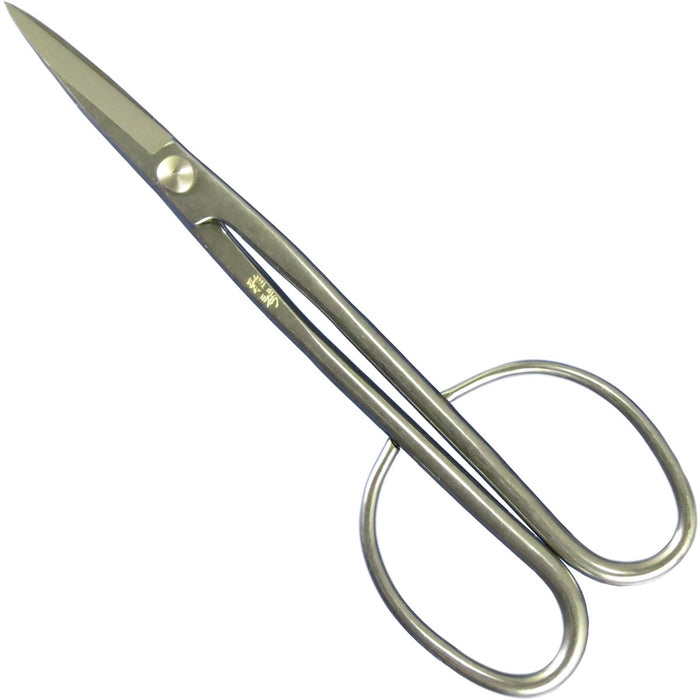 Tsurumaki Gakin all stainless steel twigs Cutting Scissors 210mm 7007 Silver NEW_1