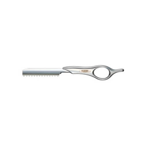 Feather Styling Razor S Short type SRS-S Silver replaceable blade Short Handle_2