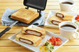 YOSHIKAWA Hot Sandwich Maker Toaster Grilled Cheese Pan SJ1681 NEW from Japan_4