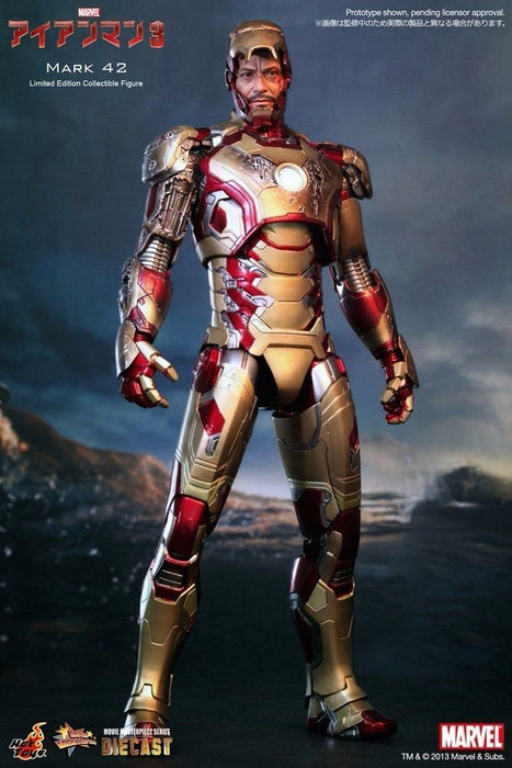 Movie Masterpiece DIECAST IRON MAN MARK 42 XLII 1/6 Action Figure Hot Toys Japan_3