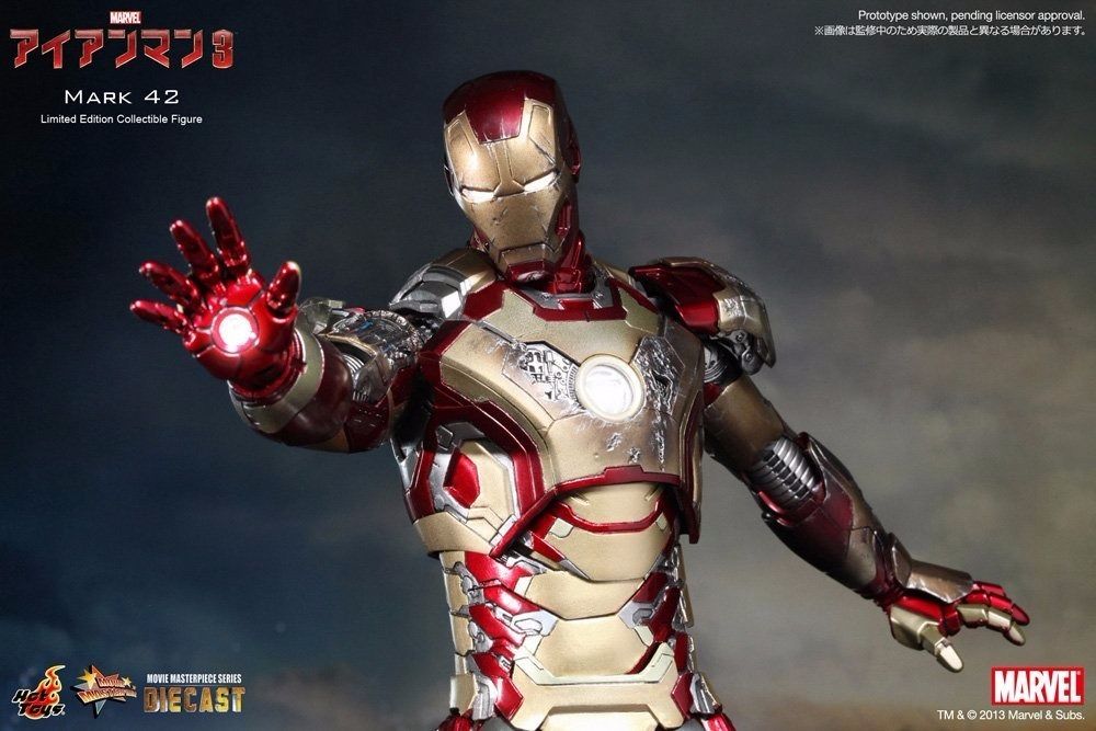 Movie Masterpiece DIECAST IRON MAN MARK 42 XLII 1/6 Action Figure