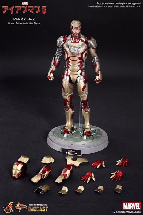 Movie Masterpiece DIECAST IRON MAN MARK 42 XLII 1/6 Action Figure Hot Toys Japan_7