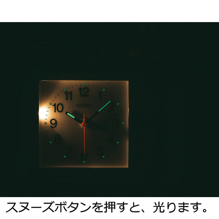 SEIKO KR885N Multi Function Disaster Prevention Alarm Clock Gray Battery Powered_4