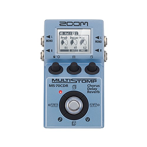 ZOOM MultiStomp 16 Chorus/26 Delay/29 Reverb 86 effects MS-70CDR Multi-Effects_1