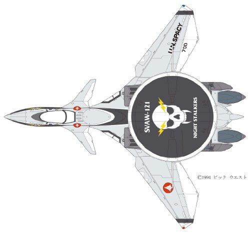 Hasegawa 1/72 Macross 7 VE-11 THUNDER SEEKER SVAW-121 Night Stalkers Model Kit_1