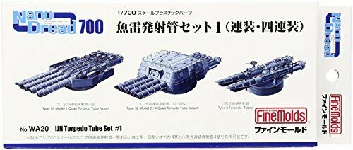 Fine Molds WA20 Torpedo Tube Set 1 (Double/Four Equipped) Plastic Model Kit NEW_1