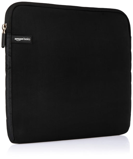 Amazon Basics Laptop case SLEEVE NC1303154 15.6 inch Black Nylon Zip Closure NEW_1