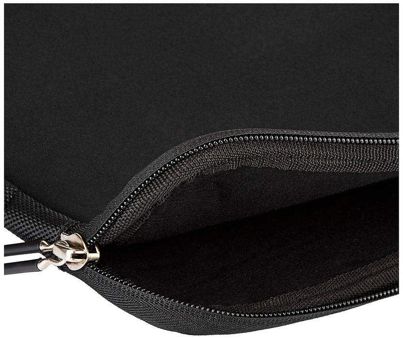 Amazon Basics Laptop case SLEEVE NC1303154 15.6 inch Black Nylon Zip Closure NEW_4