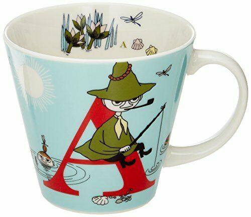 Moomin initial Mug [ A ] Snufkin MM630-11A NEW from Japan_1