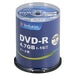 100 Verbatim Blank DVD-R Data Discs 4.7GB 1x-16x Inkjet Printable DHR47JP100V4_1