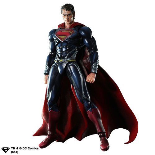 Square Enix Man of Steel Play Arts Kai Superman Figure NEW from Japan_1