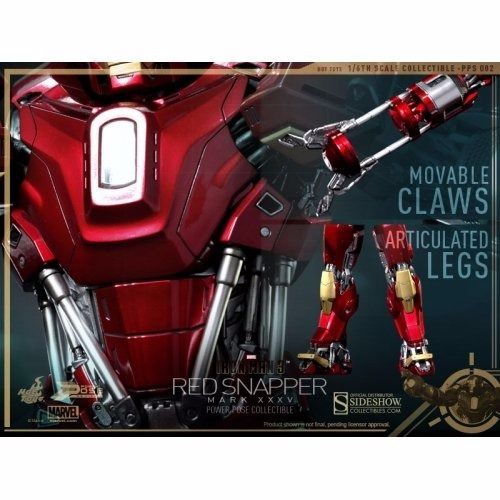 Iron Man 3: Mark XLII Sixth Scale Power Pose Series (Hot Toys) 1:6 Figur 30  cm