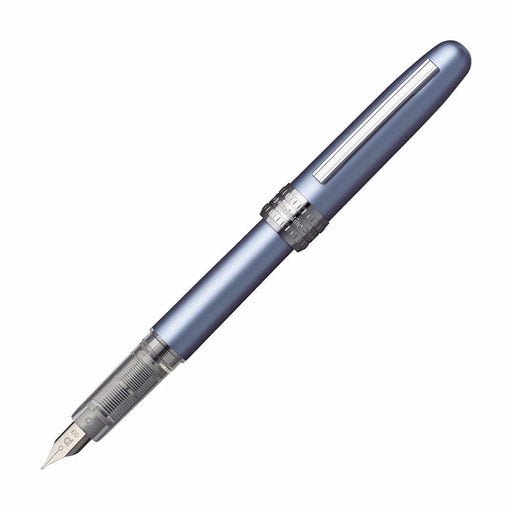 PLATINUM Fountain Pen PLAISIR PGB-1000B #57 Frosty Blue Fine NEW from Japan_1