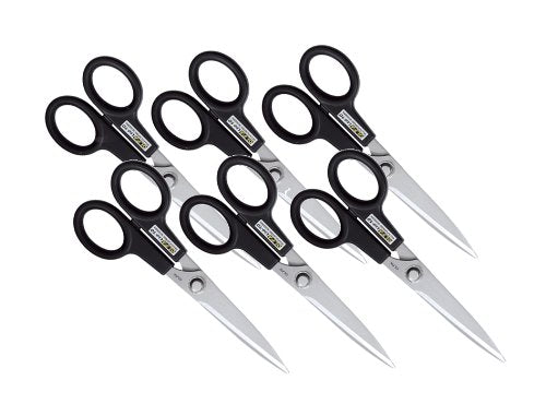 OLFA Limited SC Cutter LTD-10 Set of 6 Stainless Steel Scissors Black Handle NEW_1