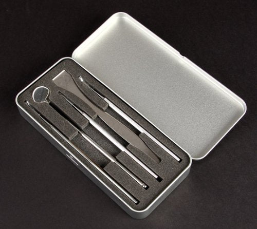 NIKKEN 5p Dental tool set Stainless Steel DT-5000 Silver household dental tools_6