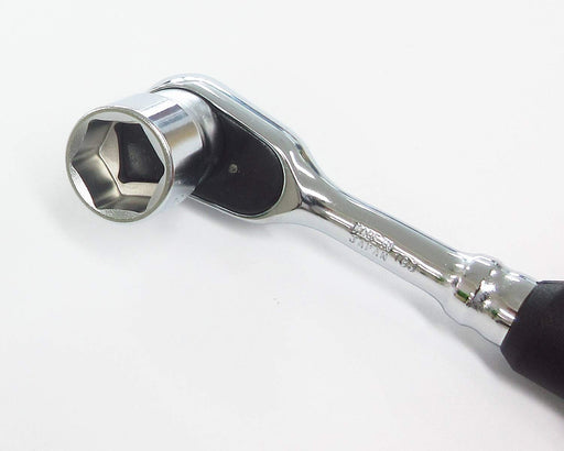 Ko-Ken Z-EAL 3/8 Compact Ratchet Handle Round Head SCM435 L114mm 2725Z-3/8 NEW_2