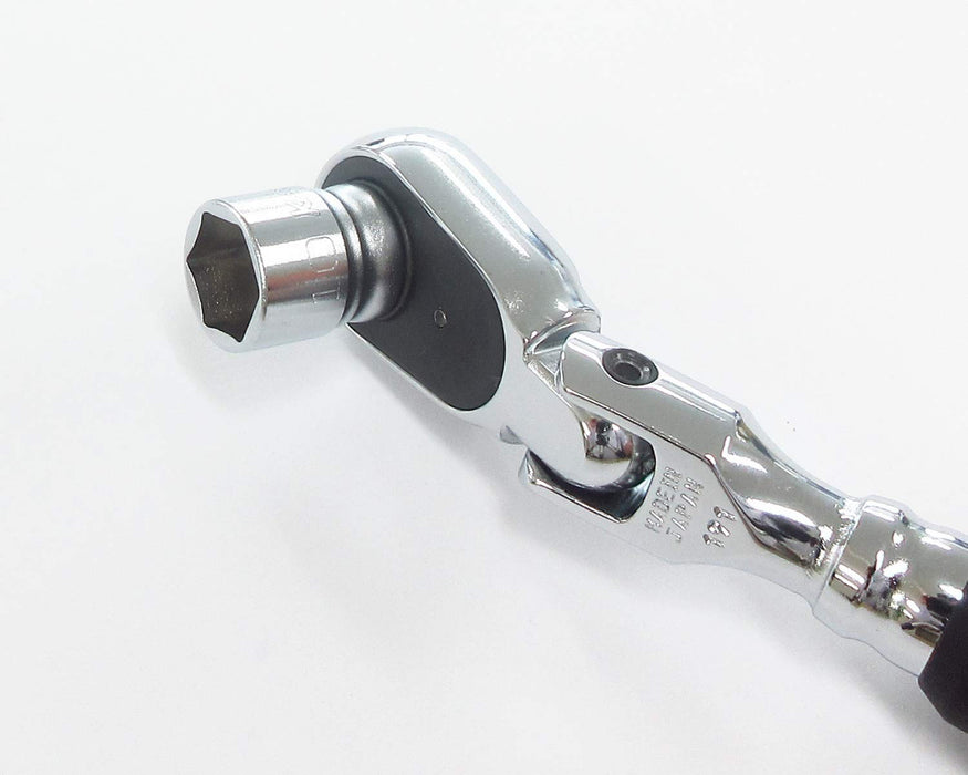 Koken 2726Z 1/4 Inch Flexible Head Ratchet Handle Z-EAL chrome molybdenum steel_2