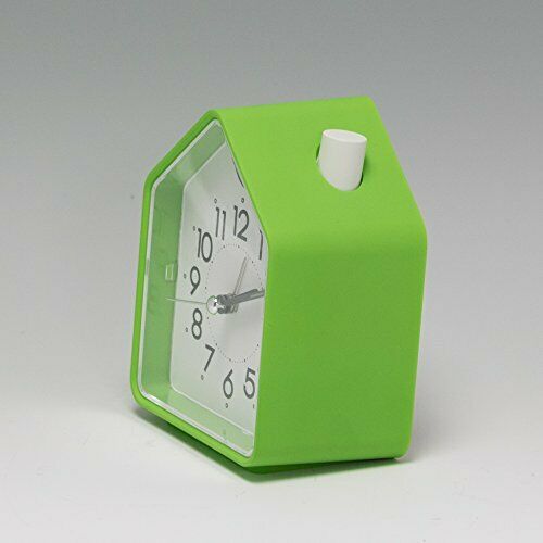 Seiko Clock Alarm Clock Nature Sound Analog Switchable Alarm PYXIS Pixis Green N_3