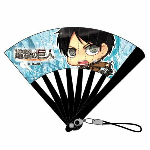 Attack on Titan Mini Folding Fan Strap Elen NEW from Japan_1