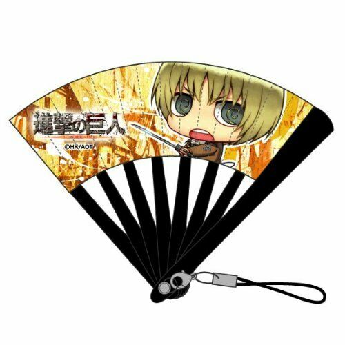 Attack on Titan Mini Folding Fan Strap Armin NEW from Japan_1