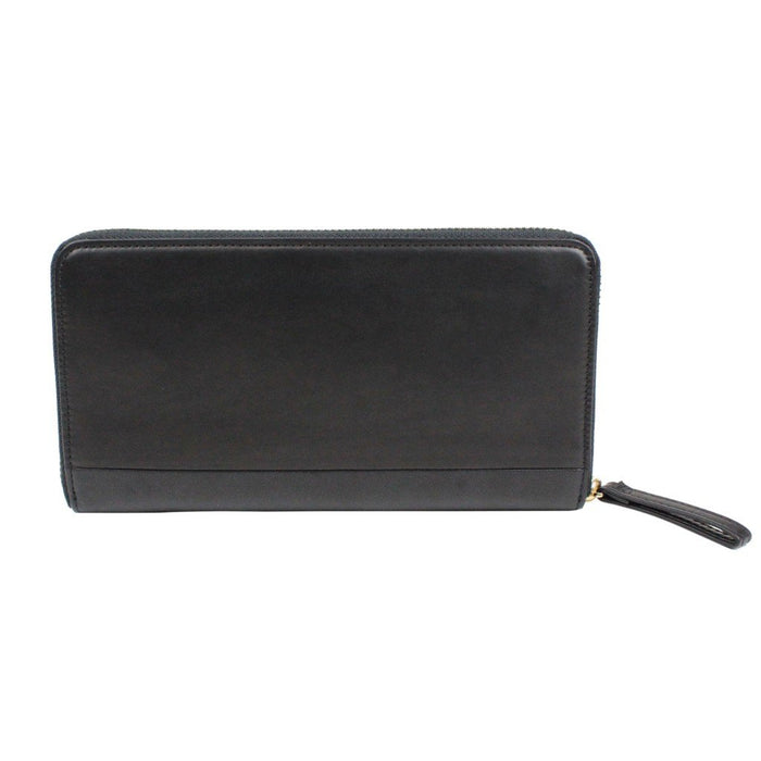 Yoshida Bag PORTER WISE WALLET 341-01318 Black Cotton Leather Made in Japan NEW_3