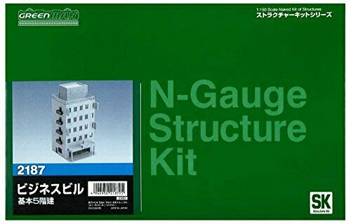 Max Green N gauge 2187 business building basic 5-story NEW from Japan_1