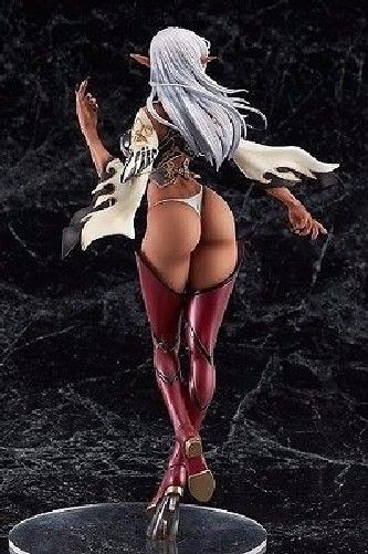 Lineage II Dark Elf Brown Skin ver 1/7 PVC figure Max Factory from Japan_3