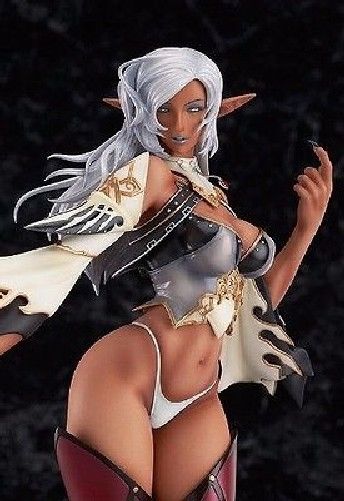 Lineage II Dark Elf Brown Skin ver 1/7 PVC figure Max Factory from Japan_4