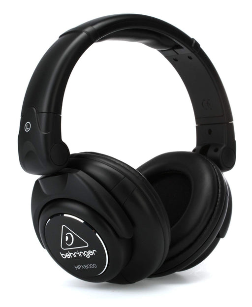 Behringer HPX6000 Professional DJ Closed Headphones Black 3.5mm/6.5mm adapter_1
