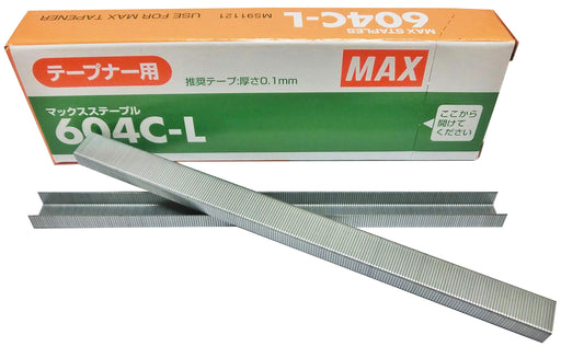 Max tapener staples 604C-L 10x3.2x1.5cm C-L type with light bundling load NEW_1