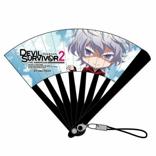 Devil Survivor2 the Animation Mini Folding Fan Strap Alcor NEW_1