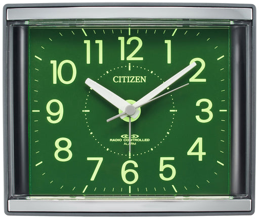 Citizen alarm clock radio analog Zeal R434 Gray easy-to-read 4RL434-008 NEW_1
