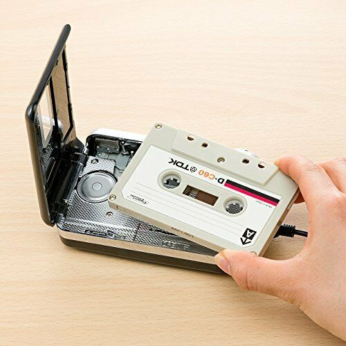 Sanwa Direct cassette tape MP3 conversion player cassette tape digital converter_5