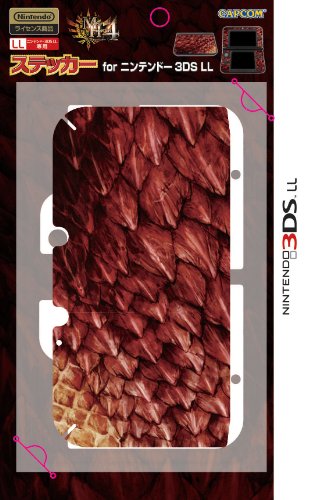 CAPCOM Monster Hunter 4 Stickers for Nintendo 3ds LL Rathalos Skin NEW_3