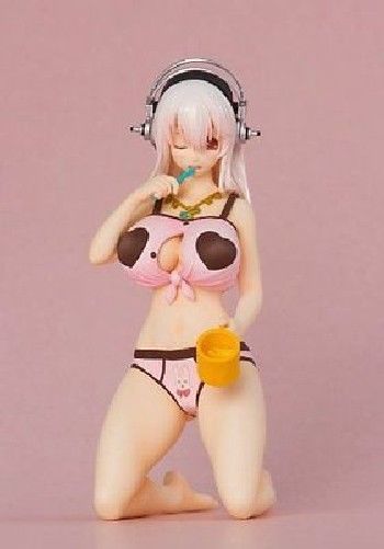 Broccoli Super Sonico Teeth Brushing Ver. 1/8 Scale Figure from Japan_7
