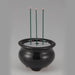 OHM LED battery-powered Buddhist incense LED-DCSK-1 04-0336 Made in Japan Black_3