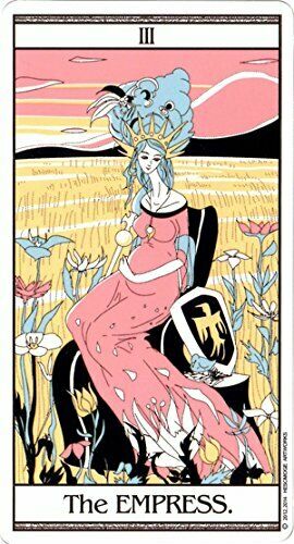 HESOMOGE Production Blue Bird Tarot Beautiful illustrations NEW from Japan_3