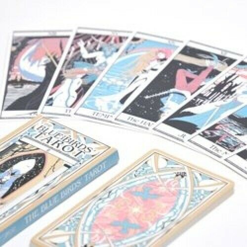 HESOMOGE Production Blue Bird Tarot Beautiful illustrations NEW from Japan_7