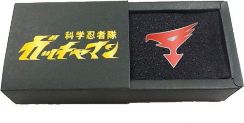chara-ani Science Ninja Team Gatchaman Pins 30mm in deluxe box Animation Goods_1