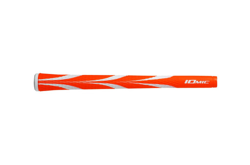 IOMIC golf grip Sticky Opus3 with back line ‎Art Grip Series M60 Orange/White_1