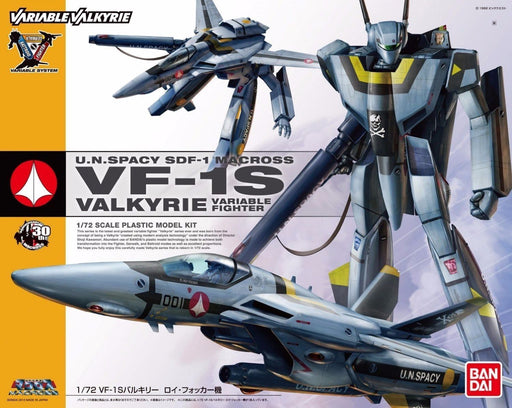 BANDAI VARIABLE VALKYRIE 1/72 VF-1S ROY FOCKER SPECIAL Plastic Model Kit Macross_1