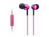 SONY MDR-EX110AP In-Ear Headphones with Remote / Mic Pink NEW from Japan_1