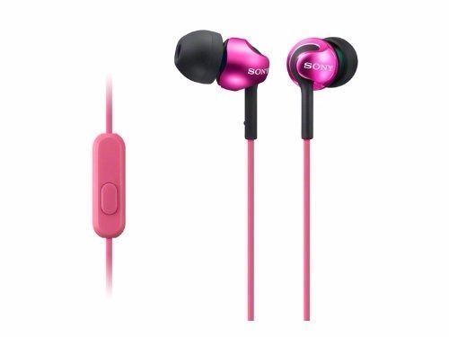 SONY MDR-EX110AP In-Ear Headphones with Remote / Mic Pink NEW from Japan_1