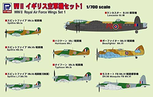 Pit road PIT-ROAD 1/700 WWII RAF machine set 1 S32 NEW from Japan_2