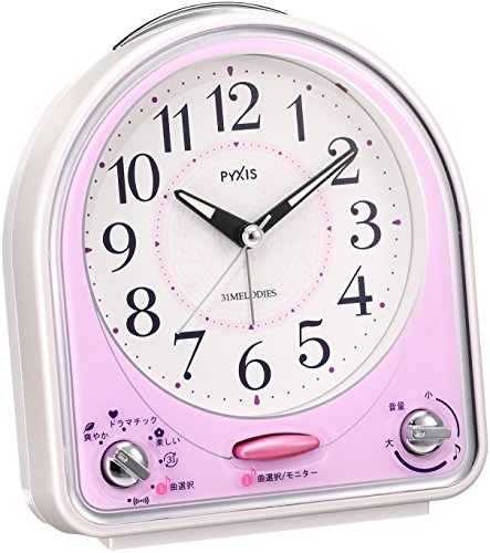 SEIKO PYXIS Disney Classical Music 31 Melodies Alarm Clock Auto Stop NEW_1