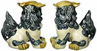 Shisa Side Standing M-size Okinawa Ryukyu Traditional Guardian Lion Figure NEW_2