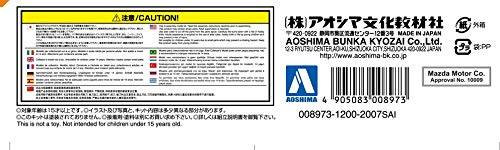 AOSHIMA Initial D 1/32 No.2 MAZDA FC3S RX-7 Takahashi Ryosuke Plastic Model Kit_5